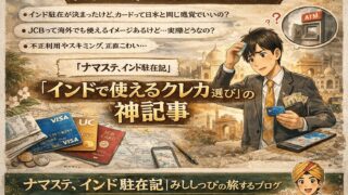 【友達ブログ紹介】インド駐在が決まったら最初に読むべき！「インドで使えるクレカ選び」の神記事 